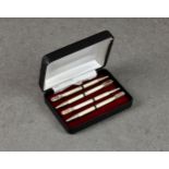 A cased set of silver bridge pencils, William H Manton, Birmingham 1998, of typical form, having