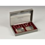 Concorde - A boxed presentation pair of silver bottle tickets, An "Exclusive gift from Concorde",