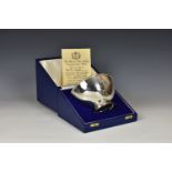 Channel Islands silver - Bruce Russell - Queen Elizabeth II silver Jubilee Commemorative silver