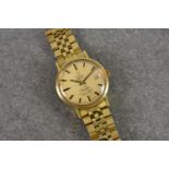 A vintage Zodiac Automatic 36.000 Kingline Officially Certified Chronometer gentleman's wrist watch,