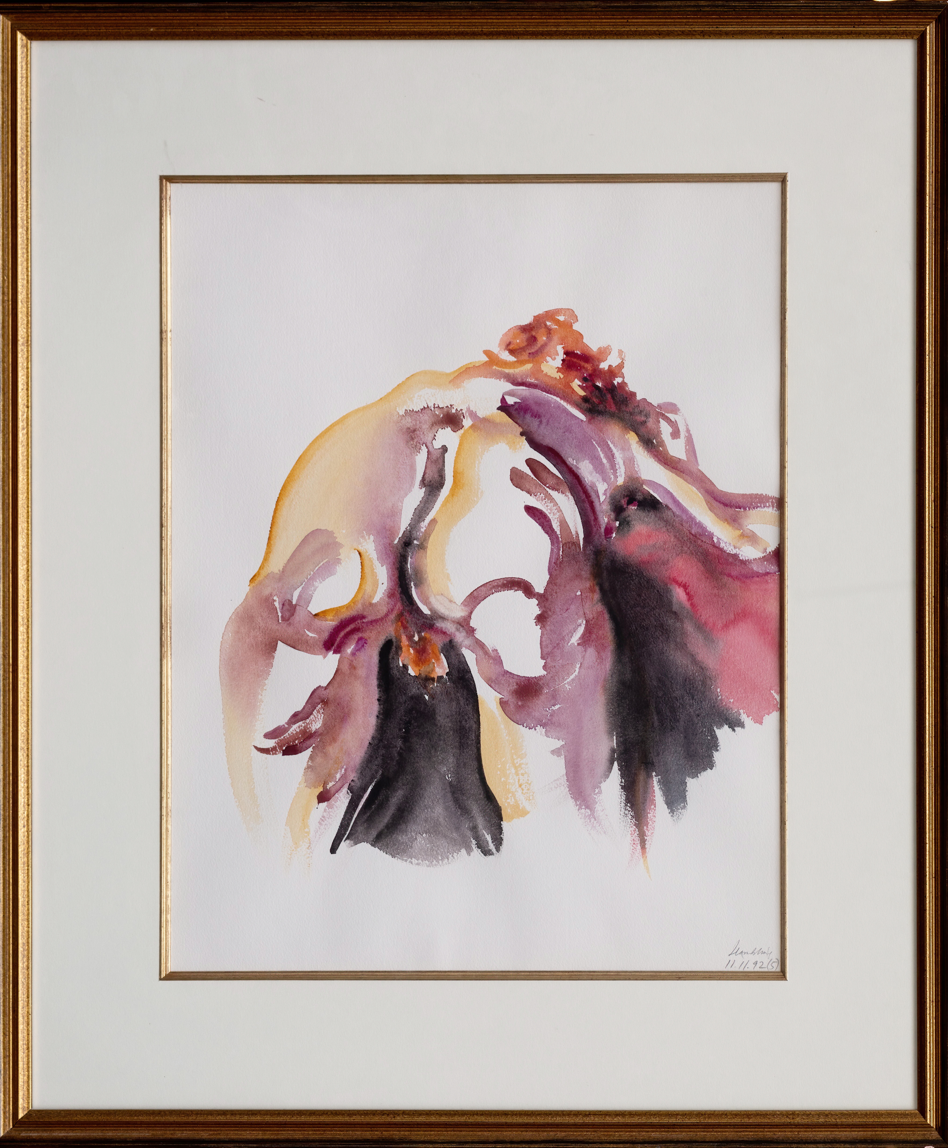 Maggi Hambling (British, b.1945), 'Sunrise Spirit' [Gillian V] watercolour on wove paper, signed ' - Image 2 of 2
