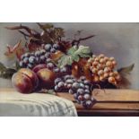 H. Green (British, early 20th century), "Fruit Studies" oil on canvas, signed and dated 1926 lower