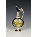 A Royal Crown Derby limited edition Chatsworth Vase, no. 24 of an edition of 250, c.1983, of