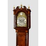 A late Georgian oak and mahogany cased longcase clock by Rogers of Dudley, second quarter 19th