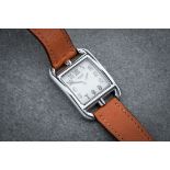 Hermes - a ladies Cape Cod stainless steel wrist watch, Ref. CC1.210, no. 2698679, the 16.5mm.