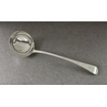 A George V silver Old English pattern soup ladle, Goldsmiths & Silversmiths Co. Ltd., London 1927,