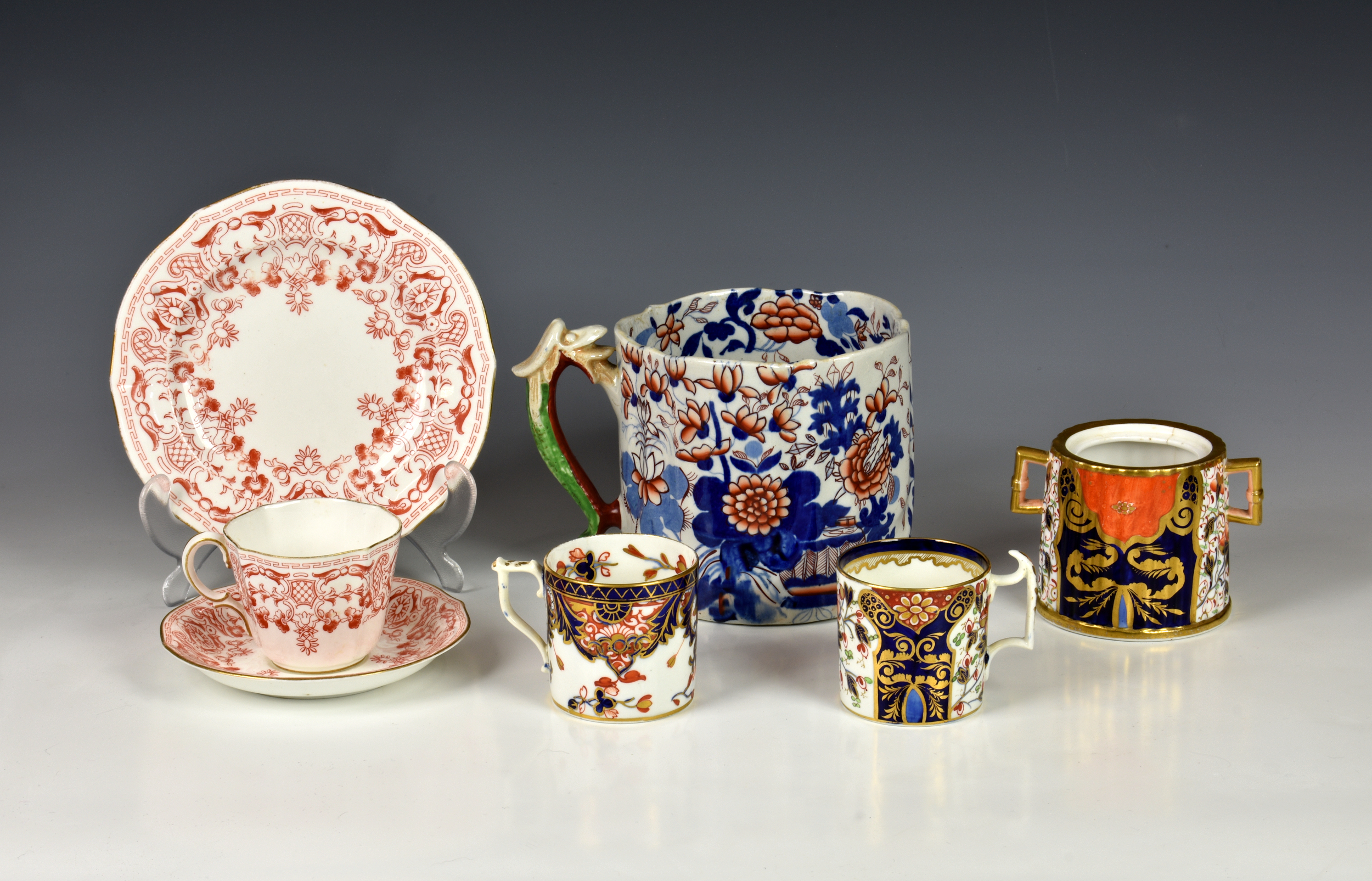 A small collection of Royal Crown Derby and other ceramics, comprising of a Royal Crown Derby