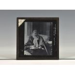 Florence Nightingale (Statistician and Nurse, 1820-1910), A rare glass lantern slide, the photograph