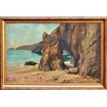 Arthur Spooner (British, 1873-1961), 'Dixcart Bay, Sark' oil on canvas, signed 'Arthur Spooner'