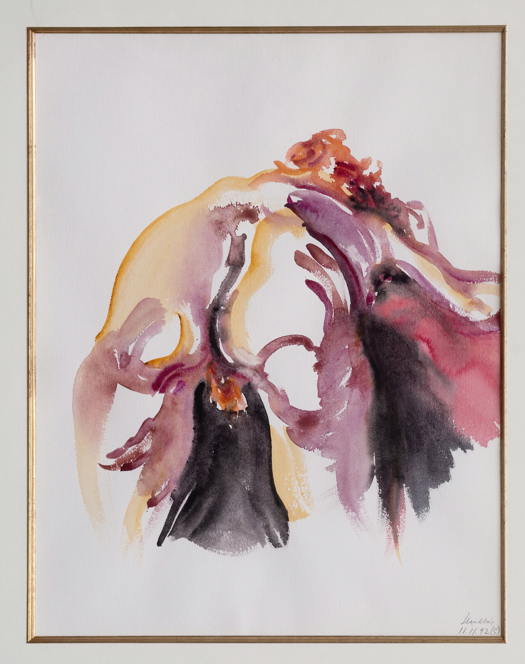 Maggi Hambling (British, b.1945), 'Sunrise Spirit' [Gillian V] watercolour on wove paper, signed '