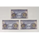 BRITISH BANKNOTES - The States of Guernsey - three consecutive five pound notes, c. 1969,