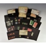 Philatelist interest - A large quantity of various Great Britain stamps / stockcards, to include