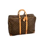 Louis Vuitton - a Sirius 55 monogram canvas soft weekend suitcase, believed to date from the