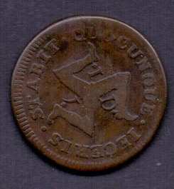 COINS : 1755 coin/token for the "Vintage Liverpool Pals Army" inscribed "Sans Charger" - Image 2 of 2