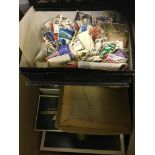 STAMPS : Box of mainly loose stamps or clippings in small boxes