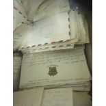 POSTAL HISTORY : Box of approx 700 Great Britain Miltary and Naval covers and postcards,