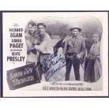 AUTOGRAPH: ELVIS PRESLEY Signed promotional photo for Love Me Tender.