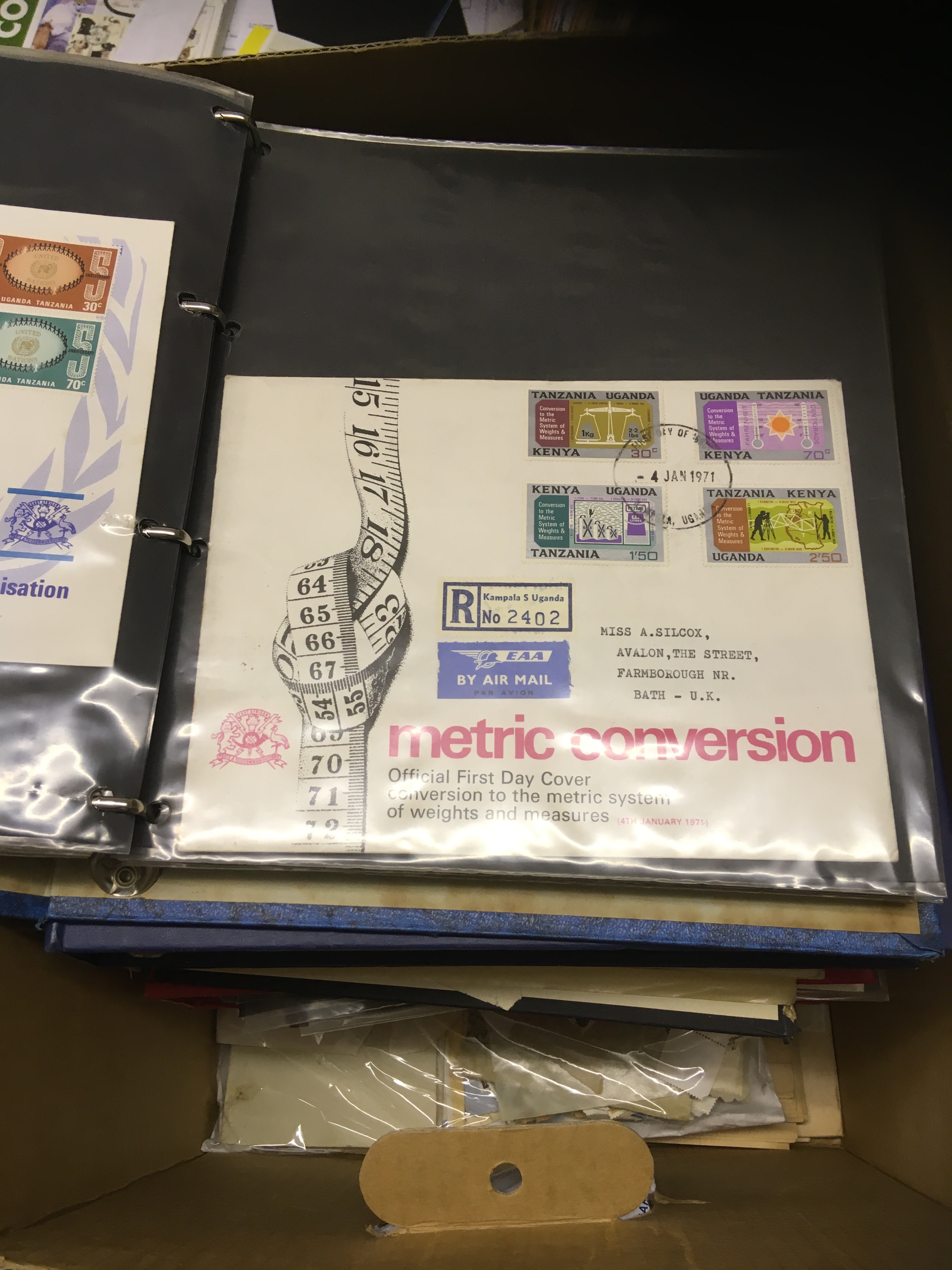 STAMPS : World accumulation in box, stock books, FDC's loose etc , - Image 2 of 7