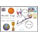 FOOTBALL AUTOGRAPH: EUSEBIO signed 1966 World Cup first day cover,