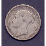 COINS : 1874 Great Britain Shilling,