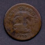 COINS : 1755 coin/token for the "Vintage Liverpool Pals Army" inscribed "Sans Charger"