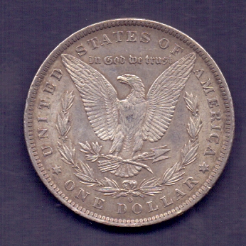 COINS : 1884 US $1 in reasonable condition, always a sought after classic Silver Coin 26. - Image 2 of 2