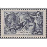 STAMPS GREAT BRITAIN : 1934 10/- Indigo,