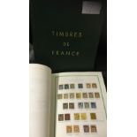 STAMPS FRANCE 1849 to 1987 mint & used collection in two Yvert printed albums.