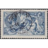 STAMPS GREAT BRITAIN : 1915 10/- Blue (DLR), very fine used example,