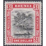 STAMPS : 1907 $1 Red and Grey,