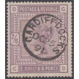 STAMPS GREAT BRITAIN : 1884 2/6 lilac GD,