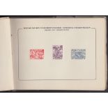 STAMPS GREECE Special presentation album with a selection of mint issues from 1912 to 1942.