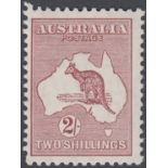 STAMPS AUSTRALIA 1929 2/- Kangaroo, fine lightly M/M, SG 110.