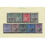 STAMPS : BRITISH COMMONWEALTH, album with mostly GVI an QEII mint sets inc Aden 1939 set,