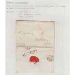 GREAT BRITAIN POSTAL HISTORY : Various postal history and postal stationery, many on album pages,