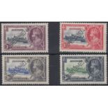 STAMPS : ASCENSION mounted mint set perforated SPECIMEN SG 31s-34s