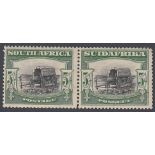 STAMPS SOUTH AFRICA 1927 5/- Black and Green,
