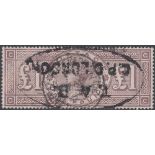 STAMPS GREAT BRITAIN : 1884 £1 Brown-Lilac lettered GC,