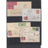 STAMPS GREAT BRITAIN : POSTAGE DUES, selection of 18 covers 1917-53, various instructional markings.