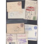 STAMPS GREAT BRITAIN : QV - QEII postal history, postage dues, instructional marks,