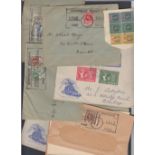 STAMPS POSTAL HISTORY : MAURITIUS, small batch of early covers, and part covers,