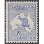 STAMPS AUSTRALIA 1913 6d Ultramarine,