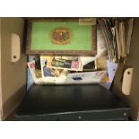 STAMPS : WORLD, box with loose covers & stamps, albums, revenues, forgeries etc.