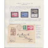 STAMPS GERMANY 1931 Graf Zeppelin Polar Flight set of three M/M, SG 469-71. Cat £1,100.