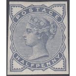 STAMPS GREAT BRITAIN : 1884 1/2d Slate Blue,