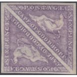 STAMPS : 1863 CAPE OF GOOD HOPE 6d Bright Mauve,