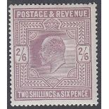 STAMPS GREAT BRITAIN : 1902 2/6 Lilac,