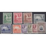 STAMPS ANTIGUA 1932 Tercentenary mounted mint set to 5/- SG 81-90