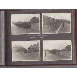 Post WWII photo album chronicling the life of a soldier in Palestine and Lubeck,