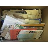 STAMPS POSTAL HISTORY : WORLD, box a good accumulation of covers & cards incl airmail,